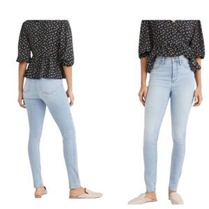 Madewell 11" Roadtripper Authentic Jeans in Meade Wash Light Blue Size 27T